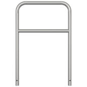 Stainless steel hoop |  48 mm | for casting in concrete | with cross bar | total width 800 mm | for casting in concrete